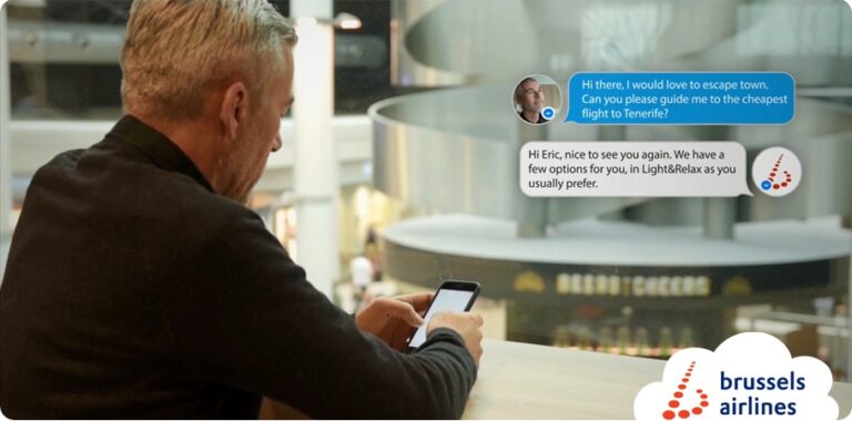 Interacção Brussels Airlines nas Rede Sociais 24 horas 7 dias por semana