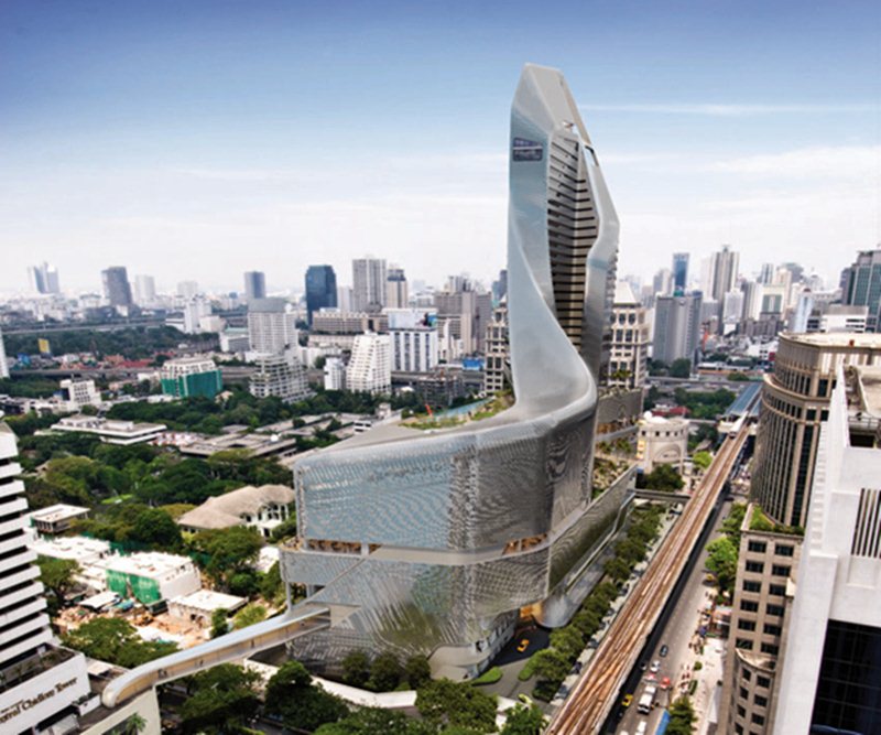 Complexo Central Embassy onde vai ficar o hotel Park Hyatt Bangkok