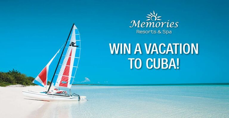 Passatempos: Memories Resorts sorteia 7 dias de férias em Cuba