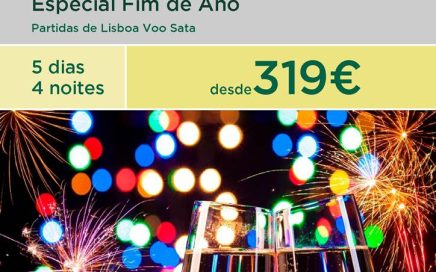 Promoção férias de fim de ano em São Miguel nos Açores desde 319€ com estadia de 4 noites