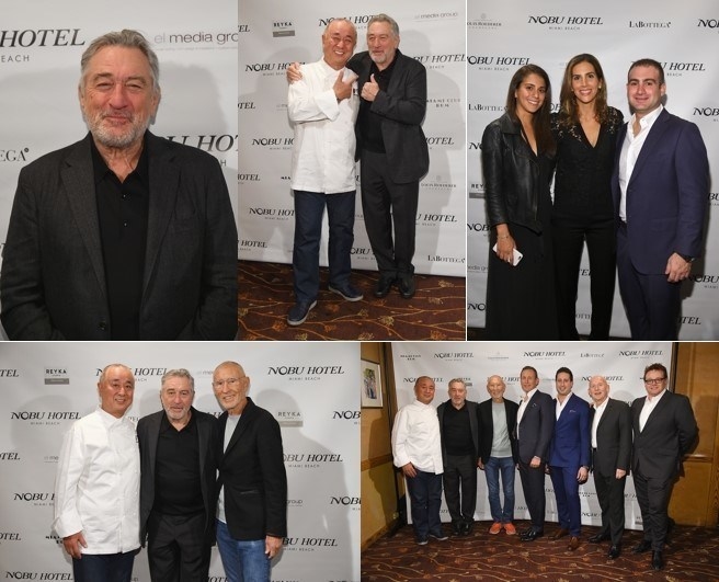 Apresentação em Nova Iorque do Nobu Hotel Miami Beach com Robert de Niro
