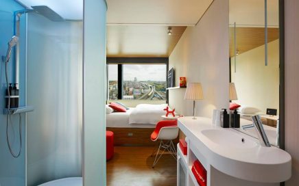 Quarto do hotel CitizenM Shoreditch Londres