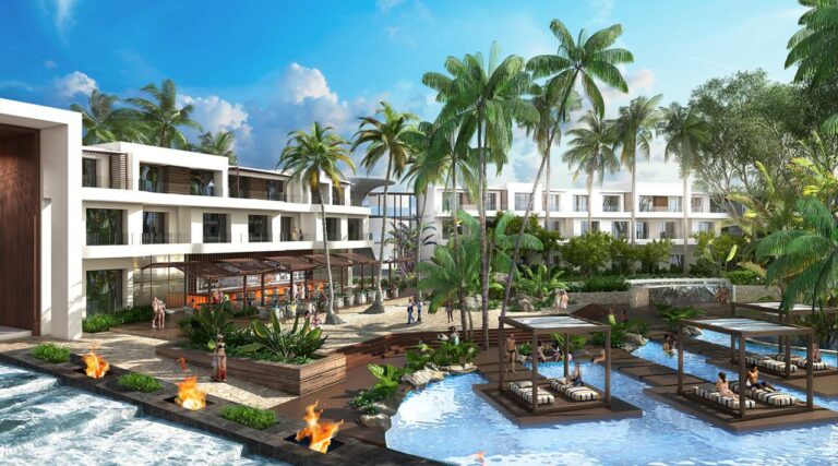 Exterior do projecto para o hotel Radisson Blu Beach Resort Sal
