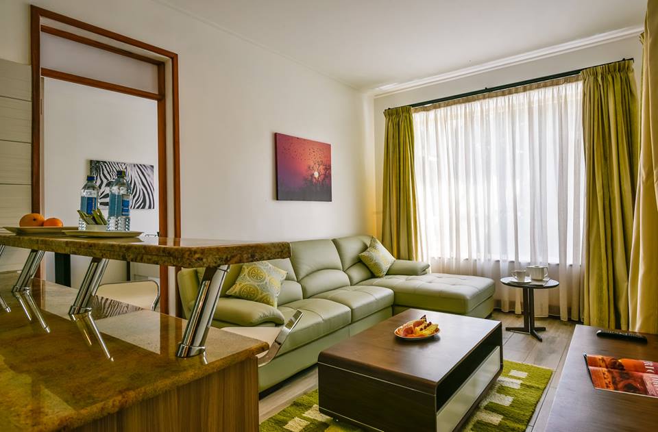 Sala de Estar do Executive Residency by Best Western Nairobi