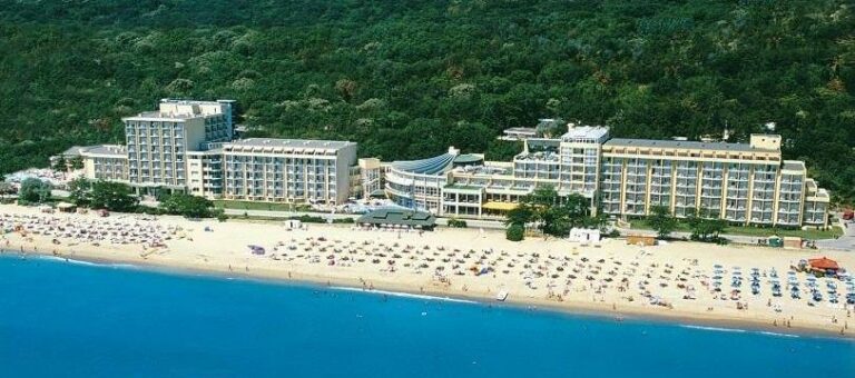 Vista aérea do hotel Sentido Golden Star da Thomas Cook na Bulgária