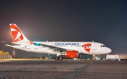 Airbus A319 da companhia aérea Czech Airlines CSA