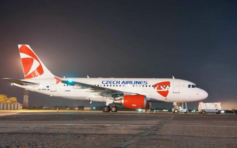 Airbus A319 da companhia aérea Czech Airlines CSA