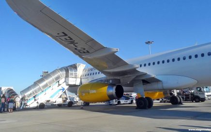 Aeronave A320 da companhia low cost Vueling