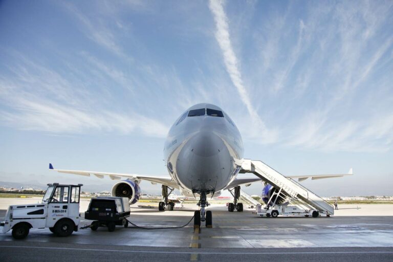 Aeronave Francisca Acer da Air Europa que partilhará voos com a China Airlines até Taiwan