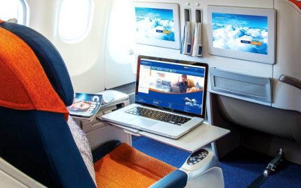 Lugares a bordo da cabine de uma aeronave Aeroflot