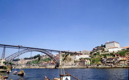 rio Douro e cidade do Porto em portugal para onde vai voar a KLM