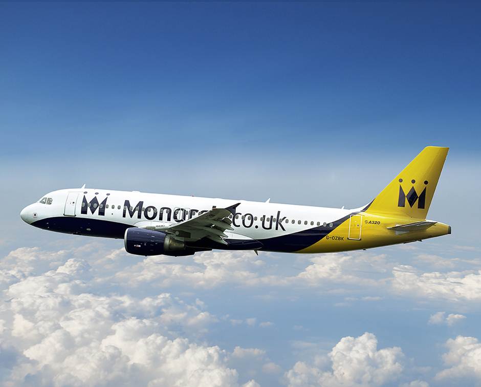 Avião A320 G-0ZBK da Monarch Airlines