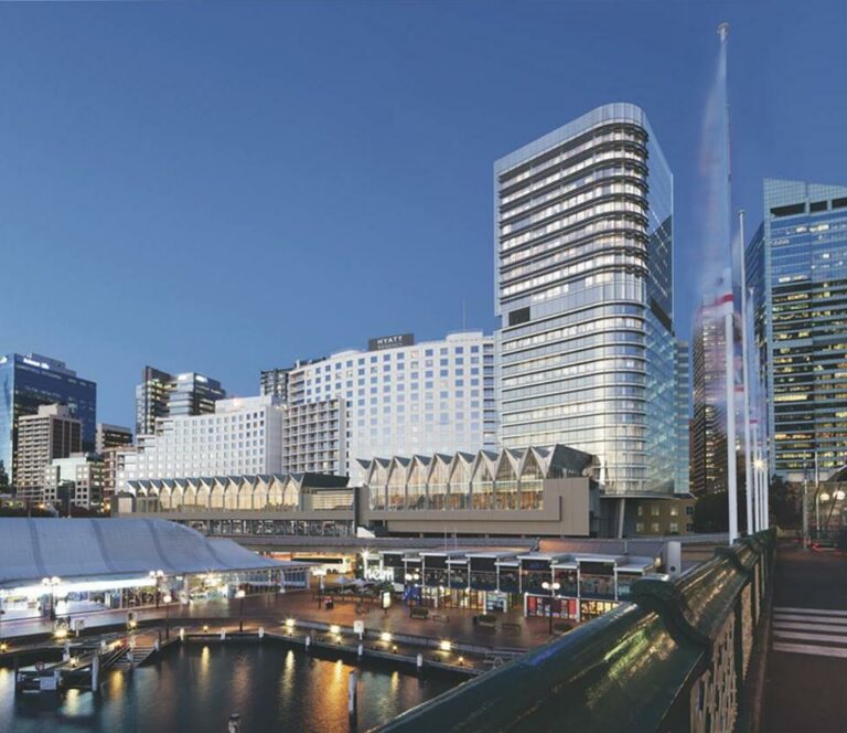 Edifício do hotel Hyatt Regency Sydney