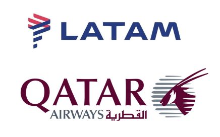 Qatar Airways e LATAM Airlines (Logos)