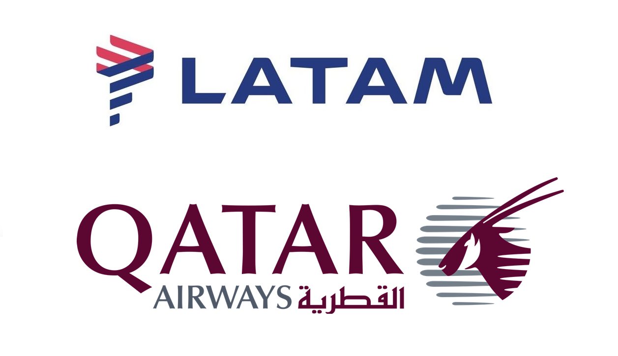 Qatar Airways e LATAM Airlines (Logos)