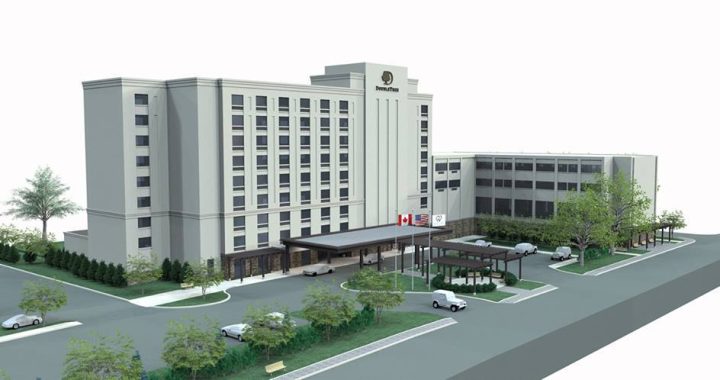 Maquete do DoubleTree by Hilton Hotel Niagara Falls