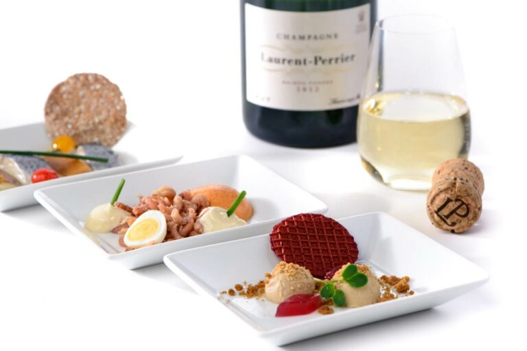 Menus criados pelo Chef Yves Mattagne para a Brussels Airlines