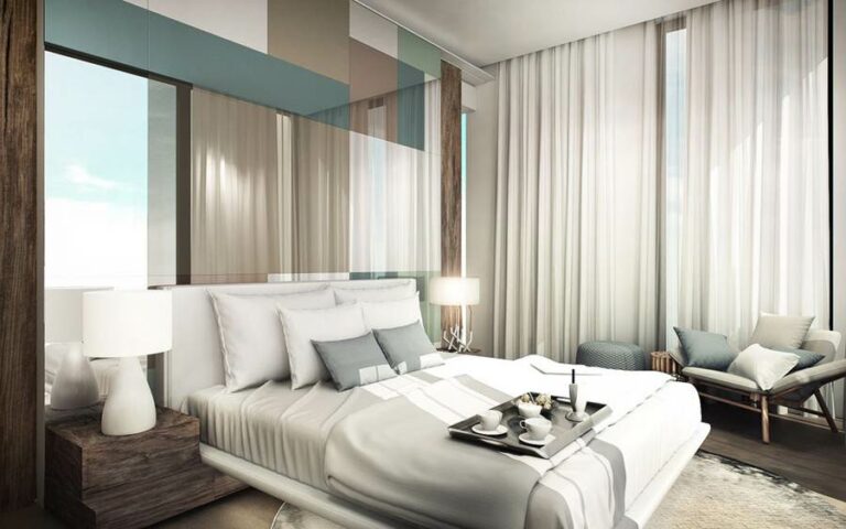 Quarto do hotel Nikki Beach Resort & Spa Dubai
