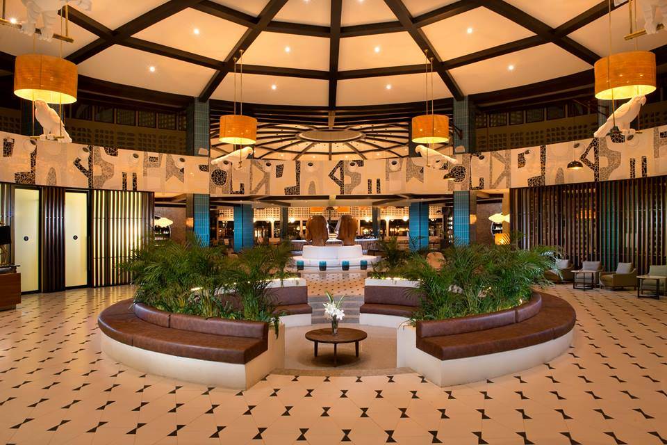 Lobby do hotel Ocean Riviera Paradise na Riviera Maya no México