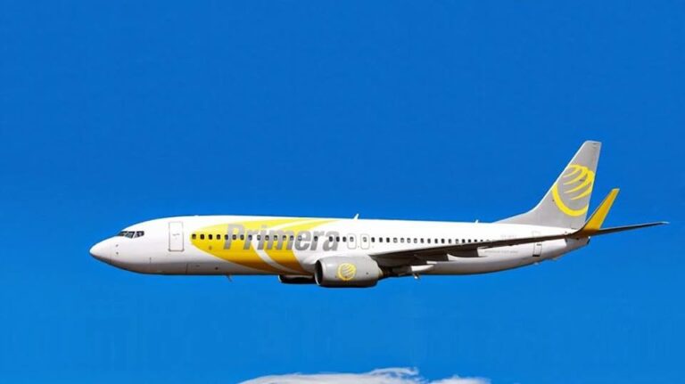 Aeronave da companhia aérea dinamarquesa Primera Air
