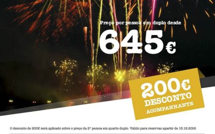 Reveillon na Madeira desde 645€ com 4 noites e voos com partida a 28 e 29 de Dezembro