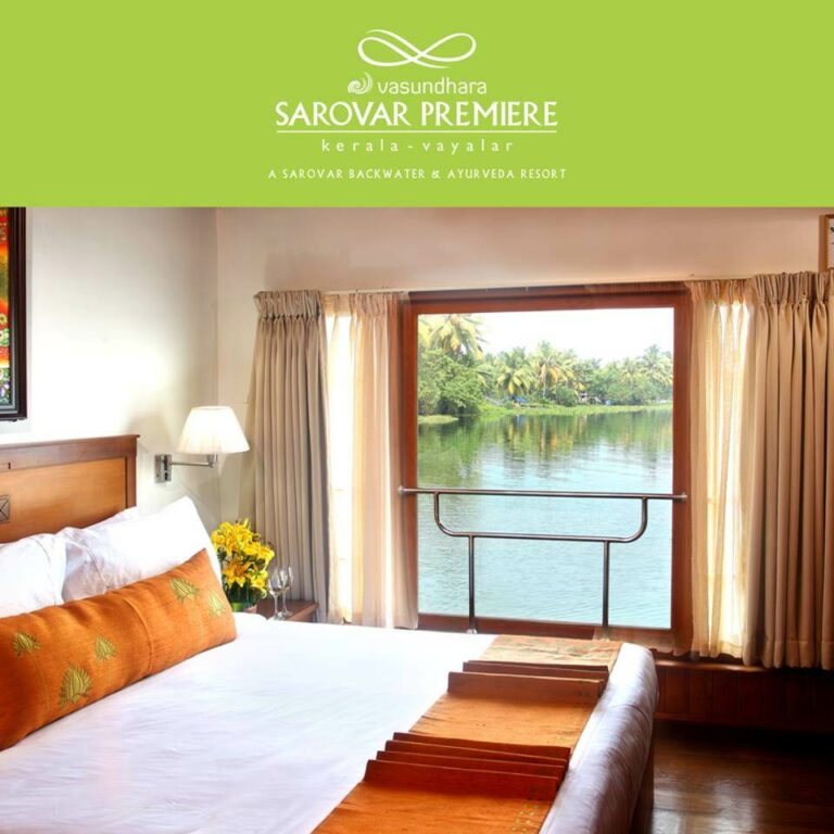Quarto do hotel Sarovar Kerala na Índia