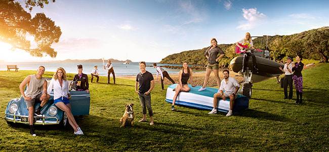 Cartaz do vídeo Summer Safety da companhia Air New Zealand