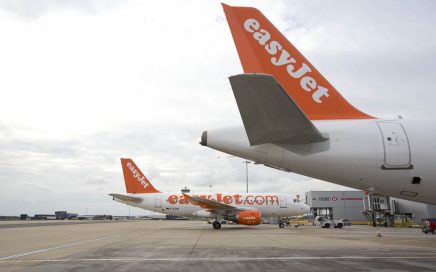 2 aviões easyJet que disponibiliza saldos até 12 de Janeiro em 40000 lugares