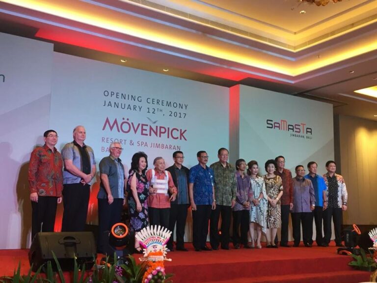 Cerimónia de abertura do Mövenpick Resort & Spa Jimbaran Bali