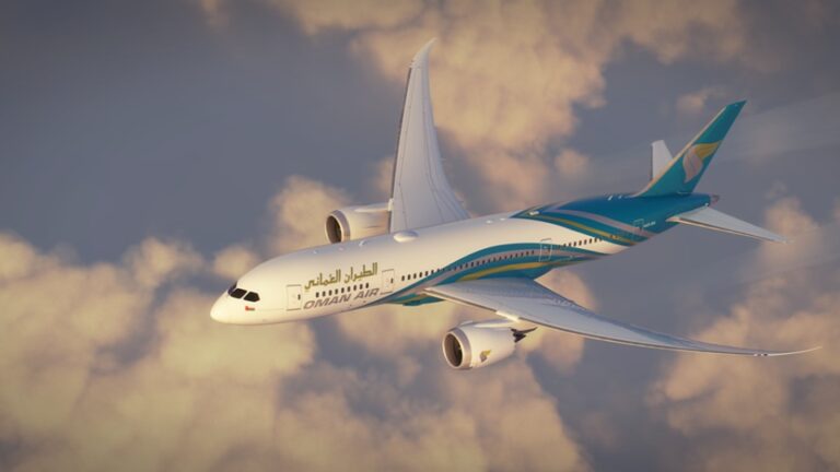 B787 da companhia aérea Oman Air