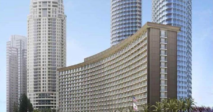 Projecto que inclui o hotel de luxo Fairmont Century Plaza, Los Angeles