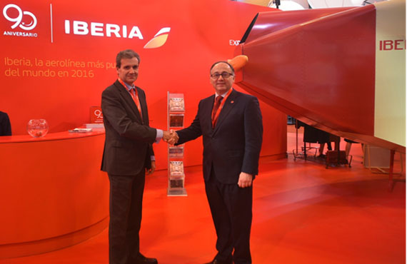 Presidentes da Iberia e RENFE estendem bilhete conjunto de avião e comboio