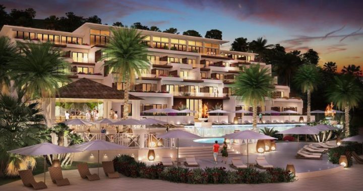Projecto do hotel Kimpton Kawana Bay Grenada Resort
