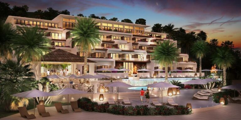 Projecto do hotel Kimpton Kawana Bay Grenada Resort