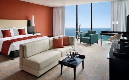 Quarto do Mövenpick Hotel Colombo no Sri-Lanka