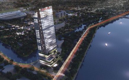 Mövenpick Hotel Quang Bình junto ao rio Song Nhat