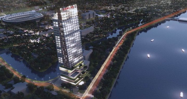 Mövenpick Hotel Quang Bình junto ao rio Song Nhat