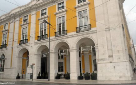 Edifico histórico da Pousada de Lisboa que integra a colecção RockStar Hotels