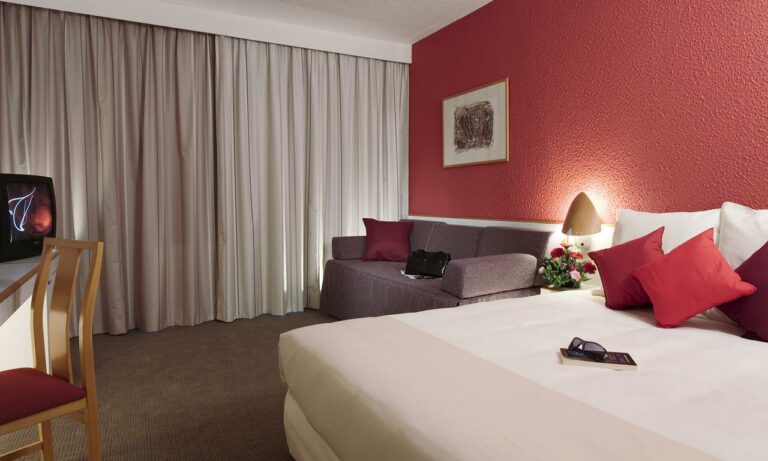 Quarto do hotel Novotel Porto Gaia para o dia de São Valentim