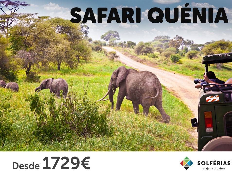 Viagens Safari ao Quénia em Promoção desde 1729€ pelo operador Solférias