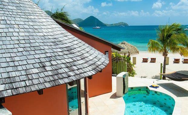 Rondoval suite no Resort Sandals Grande St Lucia