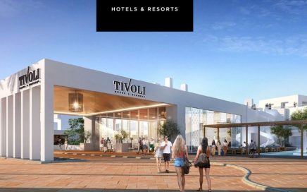 A nova entrada do hotel Tivoli Carvoeiro no Algarve (desenho)