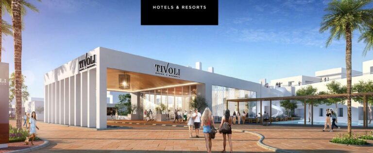 A nova entrada do hotel Tivoli Carvoeiro no Algarve (desenho)