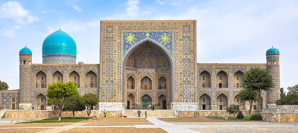 Palácio no Uzbequistão qu será visitado no circuito Nortravel em promoção