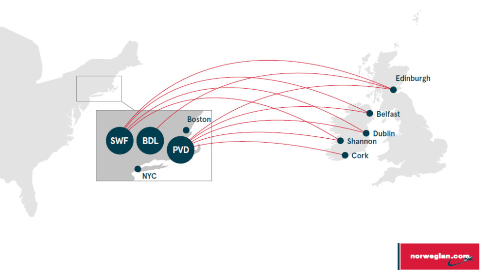 As 10 rotas da low cost Norwegian (NAI) com o B737 MAX