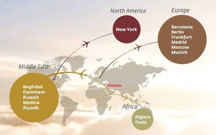 14 destinos onde a Royal Jordanian vai aumentar voos no Verão