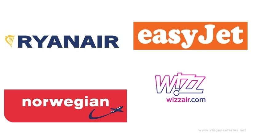 Passageiros das 4 maiores companhias aéreas low cost em Janeiro de 2017