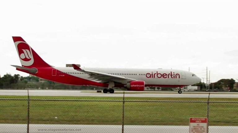 Airberlin reforça frota com 3 aviões A330-200 para as rotas dos EUA