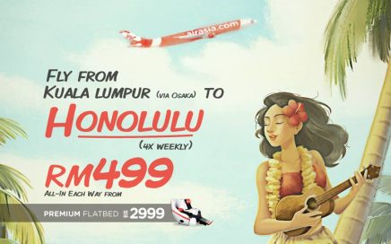 Companhia low cost AirAsiaX vai ter 4 voos por semana para o Hawai