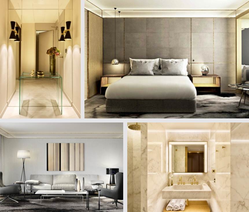 Espaços do hotel de luxo Almanac Barcelona